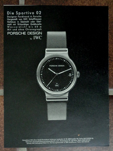 Iwc porsche design - porsche, sportivo
