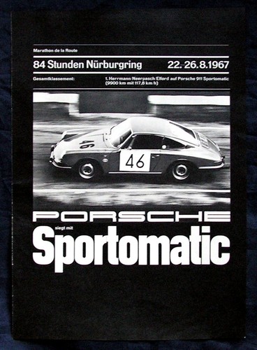 Porsche 911 mit sportomatic - porsche,