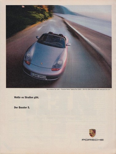 Porsche boxster reklame - boxster,