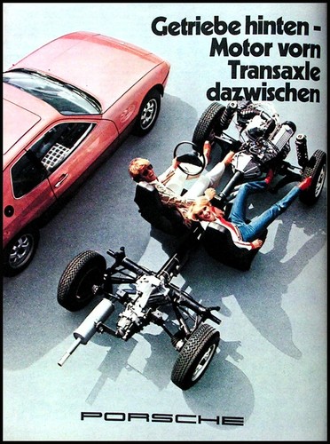 Porsche 924 originale werbung - ,