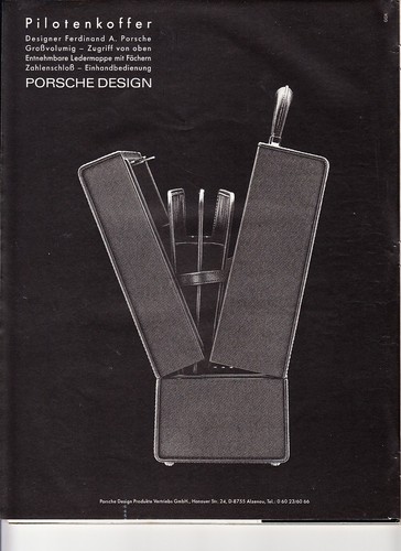Porsche design pilotenkoffer - design,