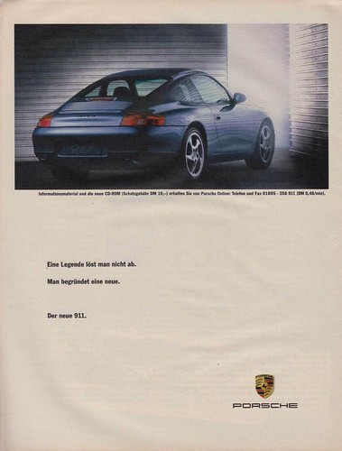 Porsche 911 reklame - 911, (996)