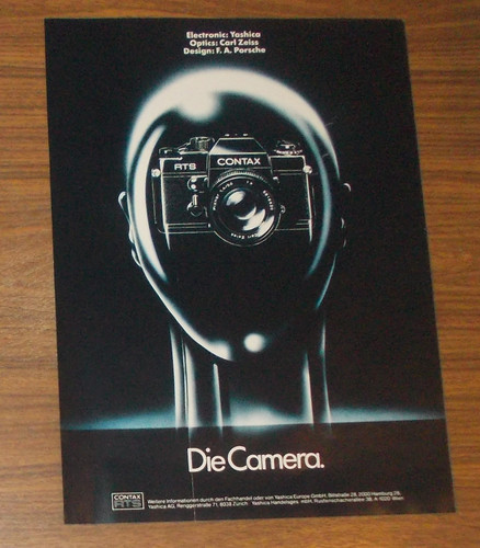 Seltene werbung vintage contax - seltene,
