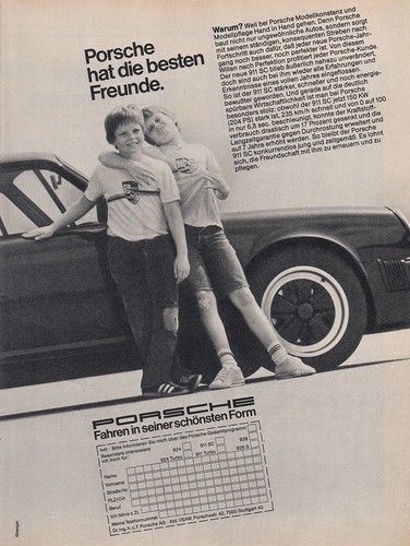 Porsche werbung reklame - porsche,