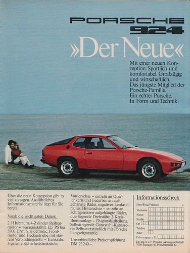 Porsche 924 reklame - 924,