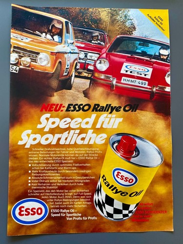 1973 esso rallye - esso, oil