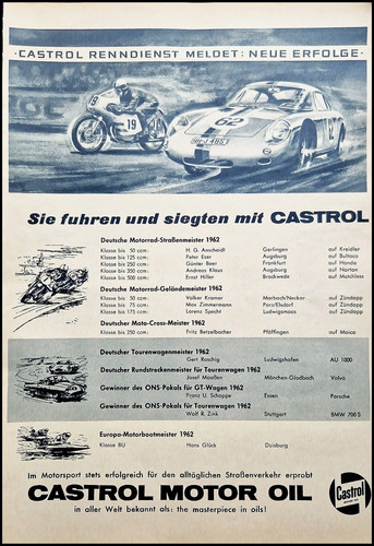 Castrol motor öl - castrol, porsche