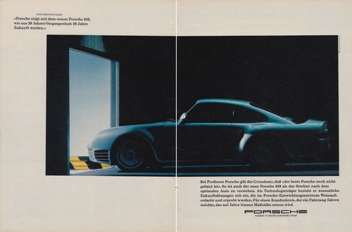 Porsche 959 reklame - 959,