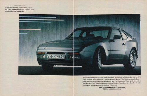Porsche 944 turbo reklame - 944,