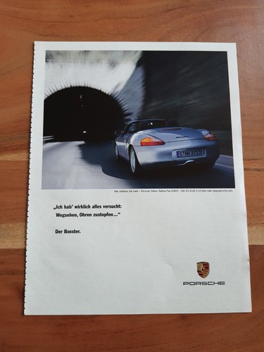 Porsche der boxster werbung - -,