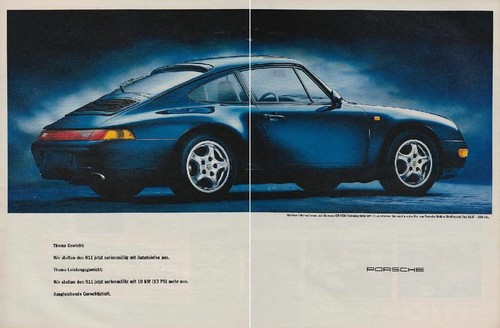 Porsche 911 reklame - porsche,