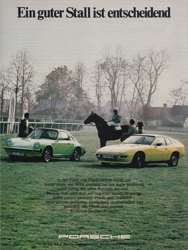 Porsche werbung reklame - werbung,