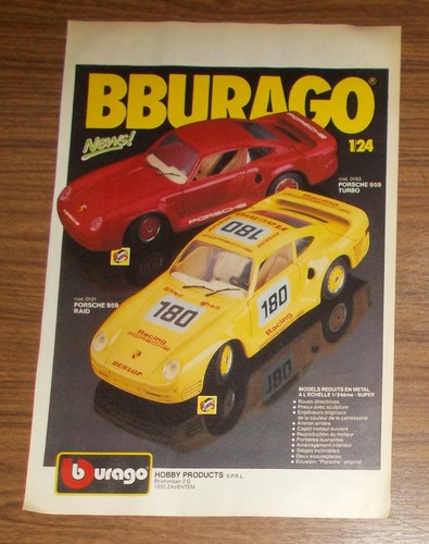 Seltene werbung bburago - seltene,