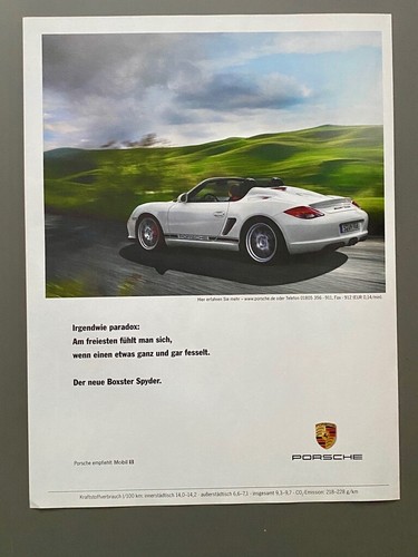 Der neue boxster - neue, spyder