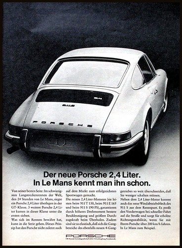 Porsche 911t 911e - 911e,, 911s