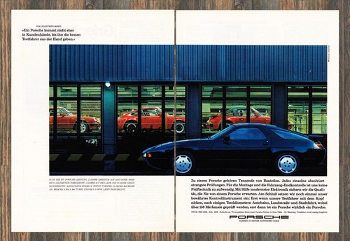 Porsche werbung reklame - -,