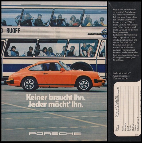 Porsche 911 reklame - porsche,