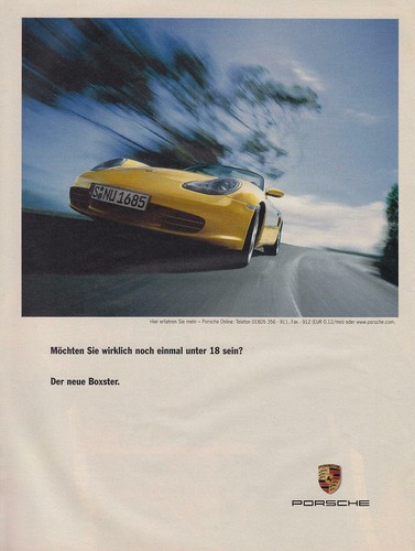 Porsche boxster reklame - boxster,