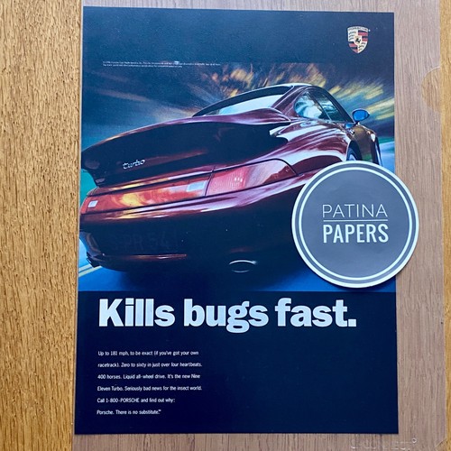 1996 kills bugs fast porsche - bugs,