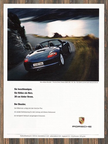 Porsche boxster reklame - -,