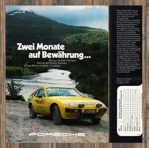 Porsche 924 reklame - 924,