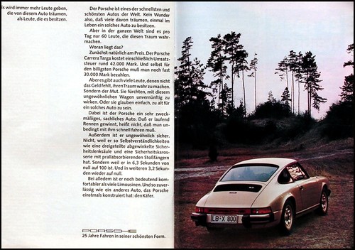 Porsche 911 originale - porsche, werbung