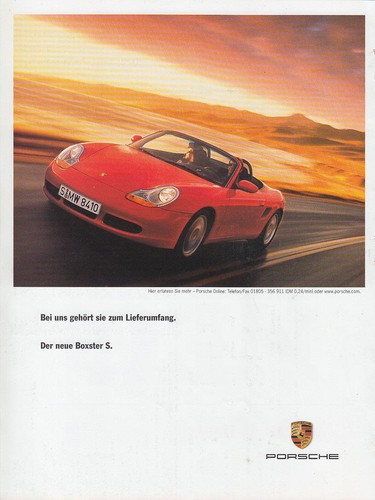 Porsche boxster reklame - boxster,